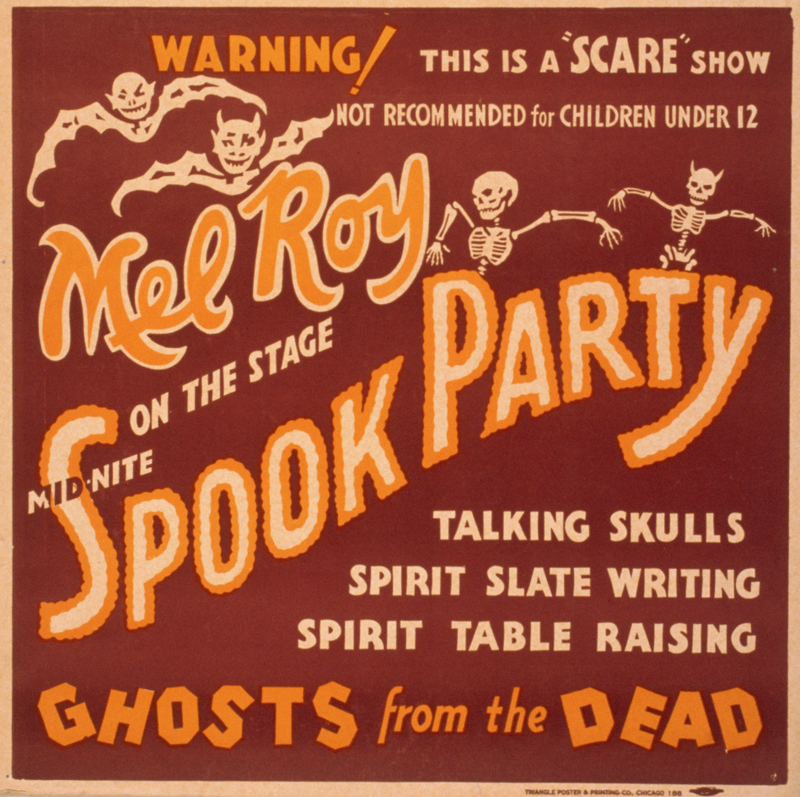 Illustration for article titled Before TV, Kids Would Flock to Midnight Ghost Shows